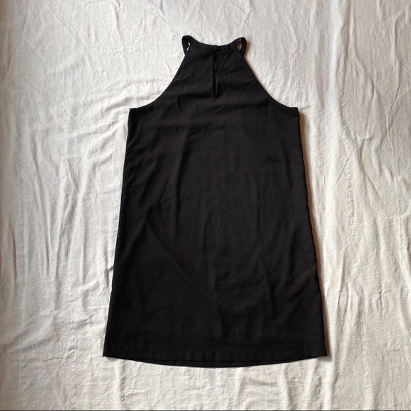 H&M Black Dress w/ Neck Detail - Picture 3 of 7
